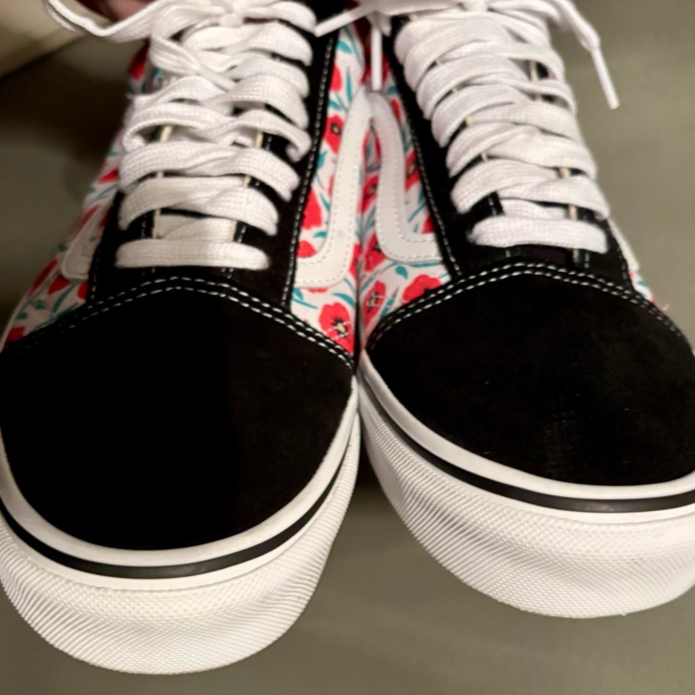 Vans Poppy Old Skool Sneakers Size 11 - Picture 6 of 10